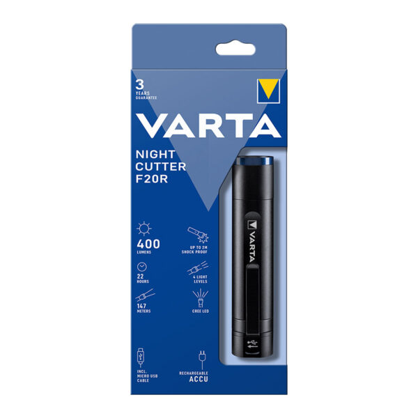 LANTERNA NIGHT CUTTER F20R - Advanced - VARTA