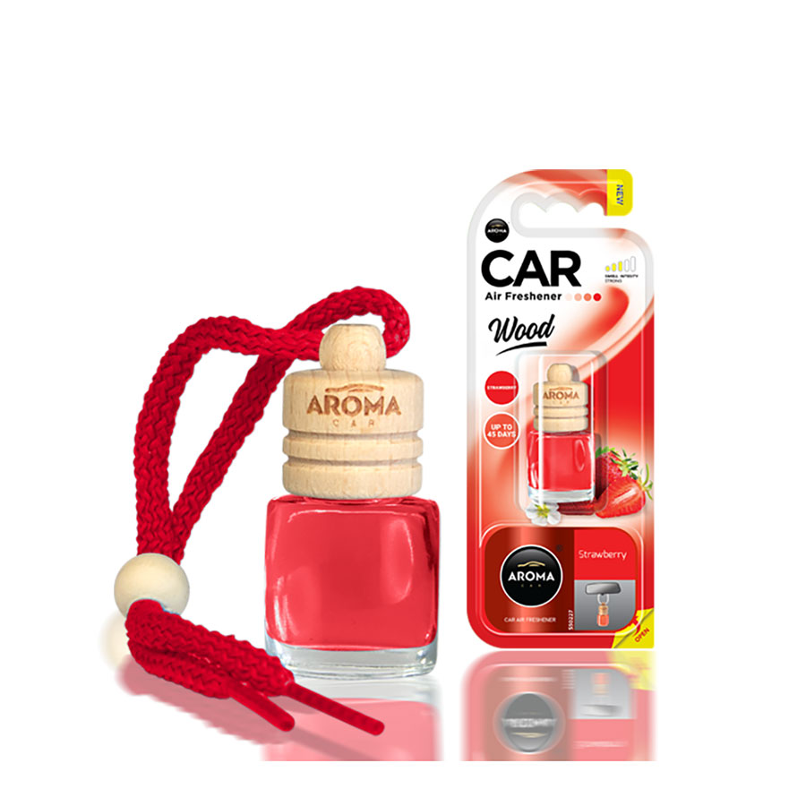 AROMA CAR WOOD STRAWBERRY 6ML AROMA CAR WOOD STRAWBERRY 6ML - Ambientadores - Wood