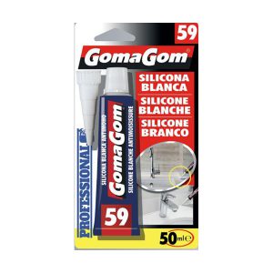 17101 - Nº59 BLISTER SILICONE BRANCO 50ML 17101 - Nº59 BLISTER SILICONE BRANCO 50ML - Colas - GOMA GOM