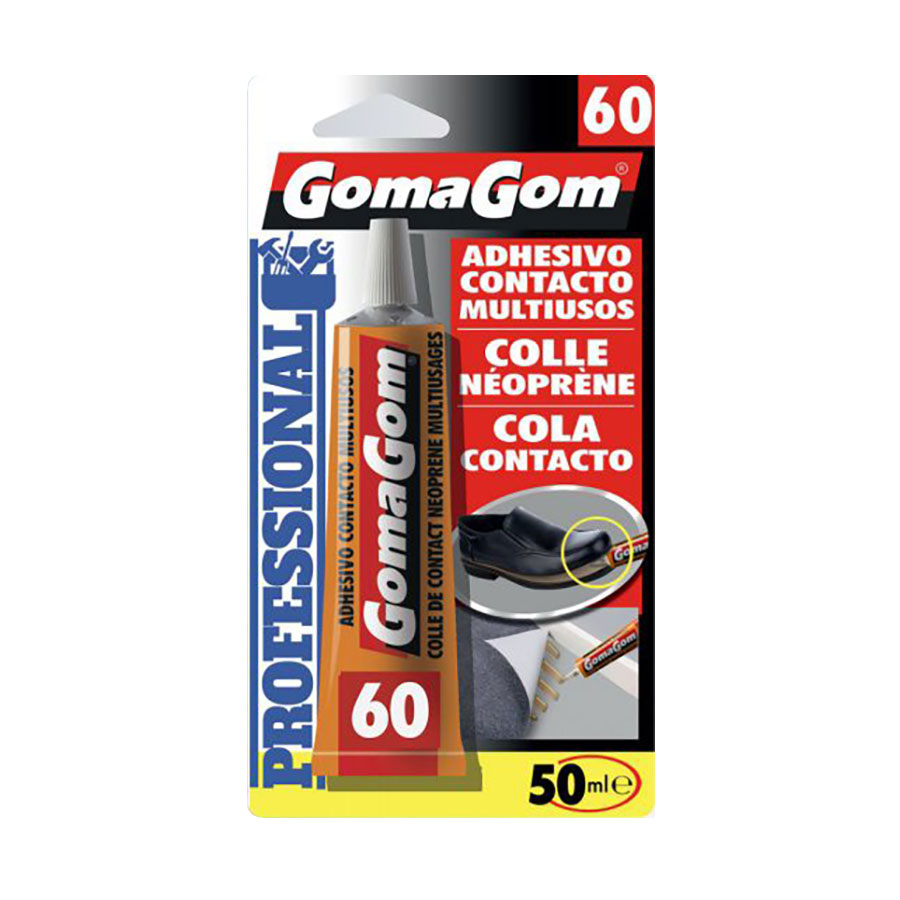 17081 - Nº60 BLISTER COLA DE CONTACTO MULTIUSOS 50ML 17081 - Nº60 BLISTER COLA DE CONTACTO MULTIUSOS 50ML - Colas - GOMA GOM