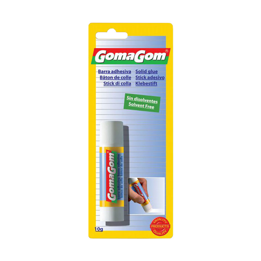 15200 - BLISTER COLA STICK 10GR 15200 - BLISTER COLA STICK 10GR - Cola Papelaria - GOMA GOM