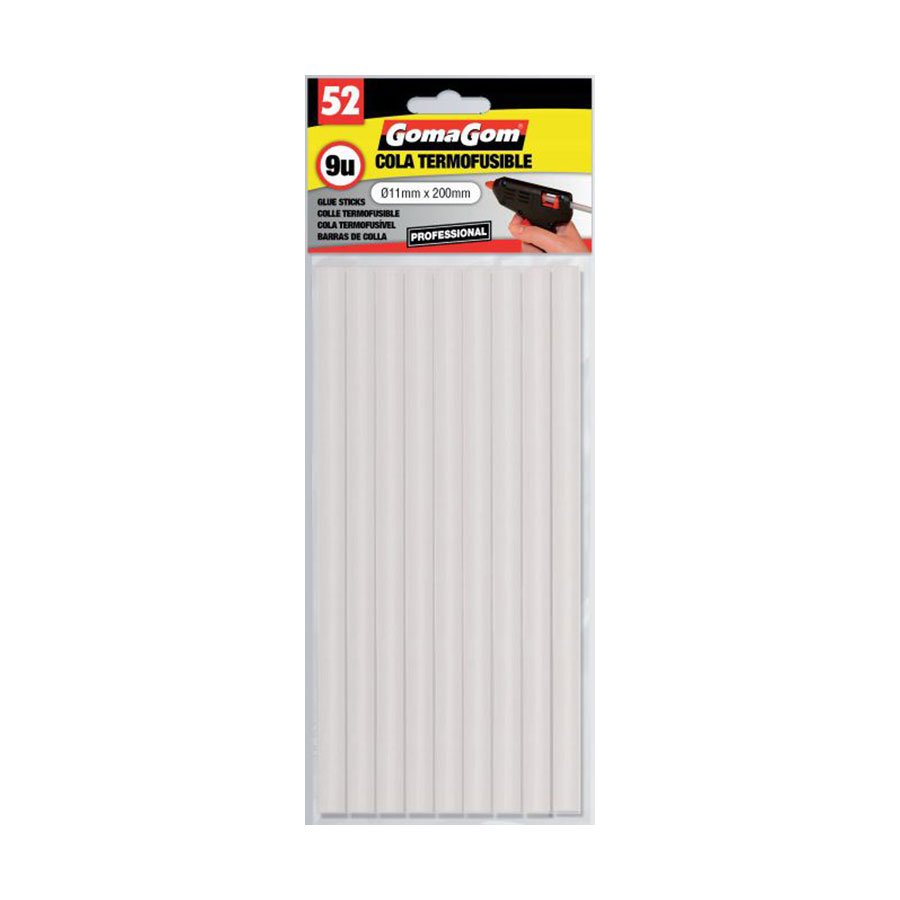 15261 -Nº52  RECARGAS DE COLA TERMOFUSÍVEL- 9 UNIDADES 15261 -Nº52  RECARGAS DE COLA TERMOFUSÍVEL- 9 UNIDADES - DIY - GOMA GOM