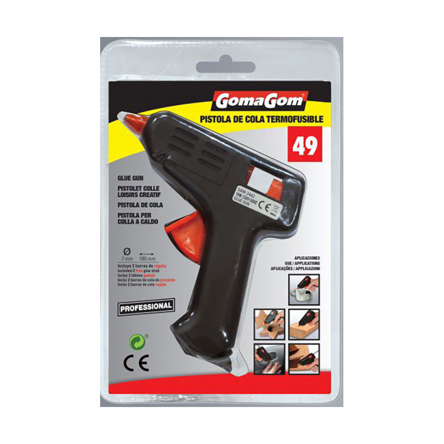 15231 -Nº49  PISTOLA DE COLA TERMOFUSÍVEL 10W 15231 -Nº49  PISTOLA DE COLA TERMOFUSÍVEL 10W - DIY - GOMA GOM