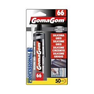 14031 - Nº66 TUBO SILICONE CINZENTA 50ML BL1 14031 - Nº66 TUBO SILICONE CINZENTA 50ML BL1 - Colas - GOMA GOM