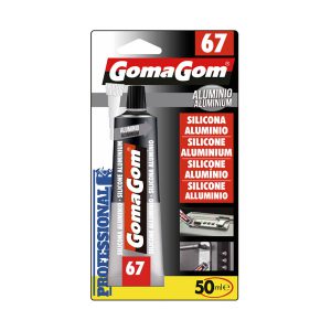 14041 - Nº67 TUBO SILICONE ALUMINIO 50ML BL1 14041 - Nº67 TUBO SILICONE ALUMINIO 50ML BL1 - Colas - GOMA GOM