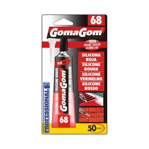 14061 - Nº68 TUBO SILICONE VERMELHA 50ML BL1 14061 - Nº68 TUBO SILICONE VERMELHA 50ML BL1 - Colas - GOMA GOM