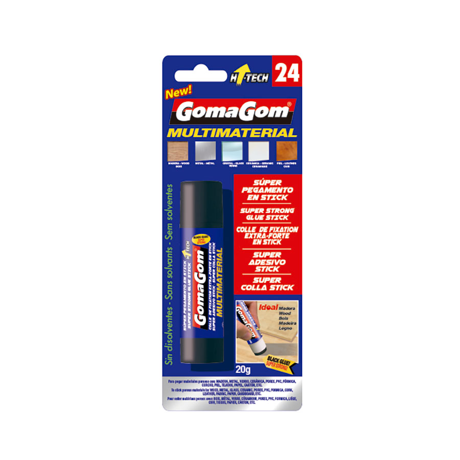 15821 - Nº 24 COLA BARRA SUPER ADESIVA 20G BL(1) 15821 - Nº 24 COLA BARRA SUPER ADESIVA 20G BL(1) - Colas - GOMA GOM