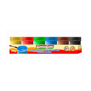 16551 - GOGAGOM PINTURA  LIQUIDA ESCOLAR 30X6 (CORES) 16551 - GOGAGOM PINTURA  LIQUIDA ESCOLAR 30X6 (CORES) - Tinta - GOMA GOM