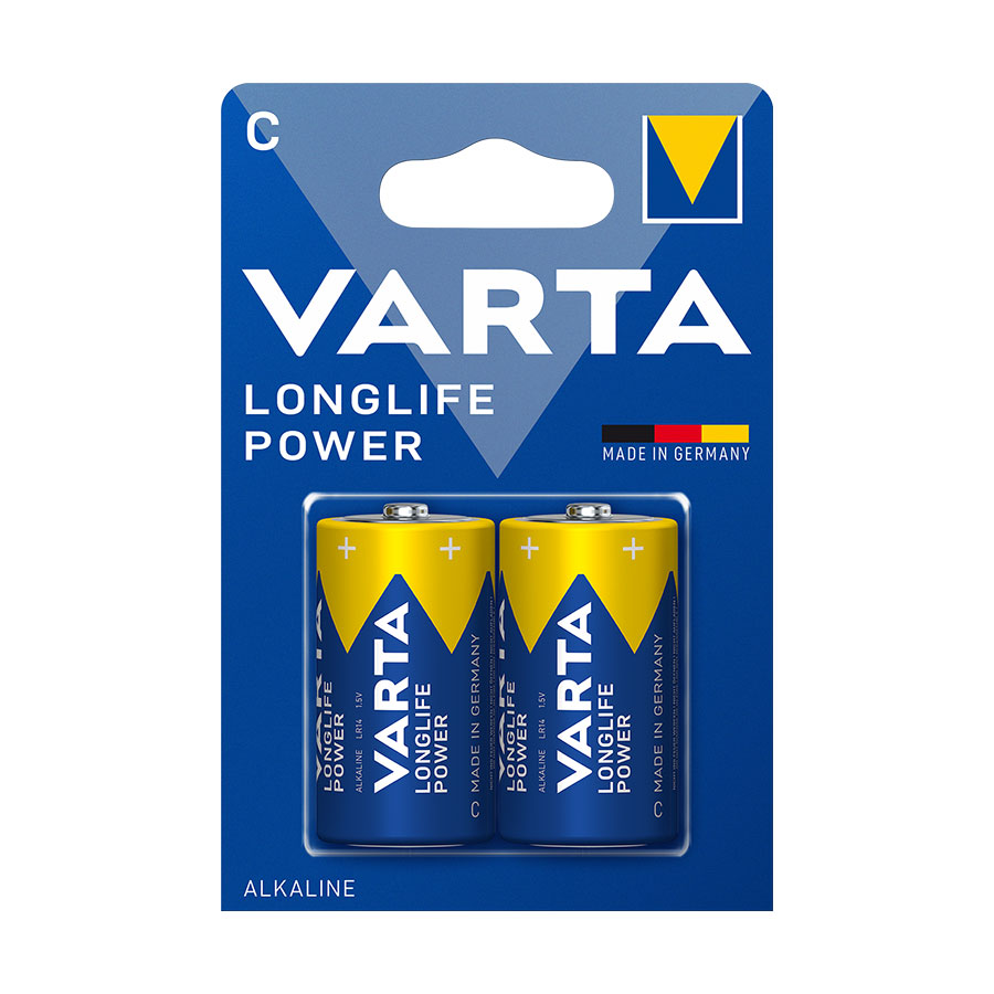 PILHA LONGLIFE POWER VARTA LR14 PILHA LONGLIFE POWER VARTA LR14 - Alcalina - VARTA