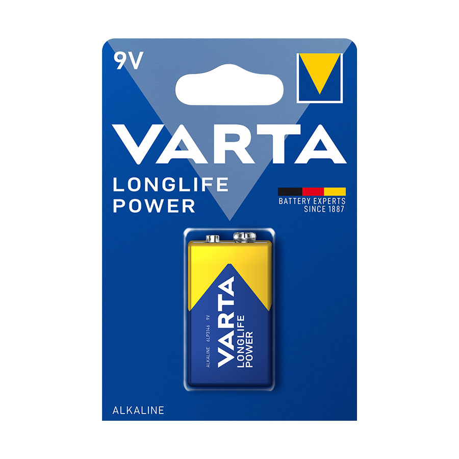 PILHA LONGLIFE POWER VARTA 6LR6 PILHA LONGLIFE POWER VARTA 6LR6 - Alcalina - VARTA
