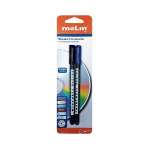 RCD224-02-MOLIN-MARCADOR PARA CD BLISTER 2 UNIDADES - MOLIN - Marcadores