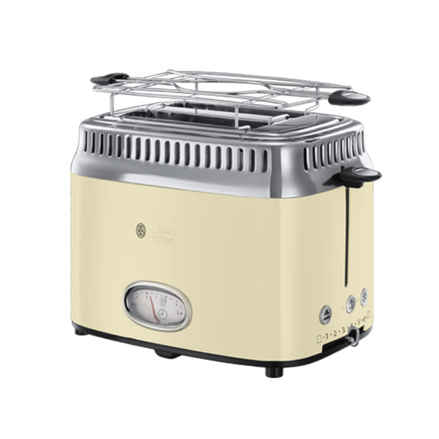 RH/TORRADEIRA 2 FENDAS RETRO CREAM 21682-56 RH/TORRADEIRA 2 FENDAS RETRO CREAM 21682-56 - Torradeira - RUSSELL HOBBS