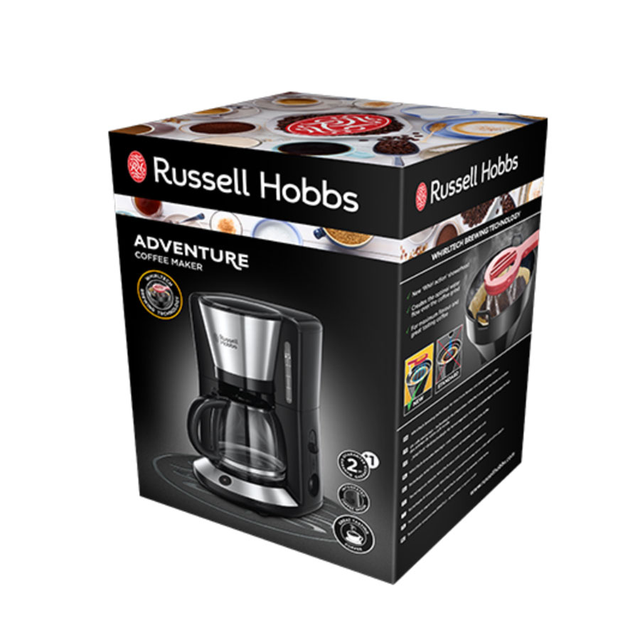 RH/MÁQUINA CAFÉ ADVENTURE COM JARRO VIDRO 24010-56 RH/MÁQUINA CAFÉ ADVENTURE COM JARRO VIDRO 24010-56 - Maq. Café - RUSSELL HOBBS