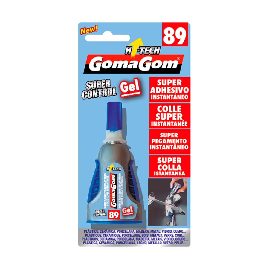 15531 - Nº89 Blister Gel de Cianocrilato com Aplicador 3,5gr 15531 - Nº89 Blister Gel de Cianocrilato com Aplicador 3,5gr - Colas - GOMA GOM