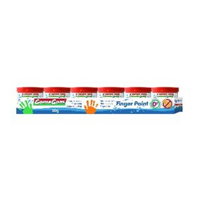 18761 - Gomagom Tinta de Dedos 50g 6 uni - Vermelha 18761 - Gomagom Tinta de Dedos 50g 6 uni - Vermelha - Tinta - GOMA GOM