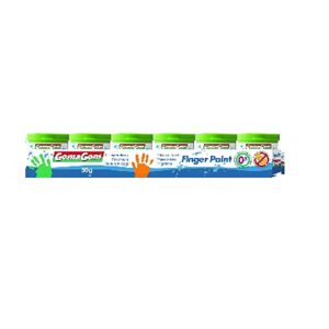 18771- Gomagom Tinta de Dedos 50g 6 uni - Verde 18771- Gomagom Tinta de Dedos 50g 6 uni - Verde - Tinta - GOMA GOM