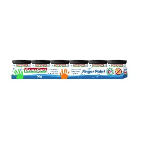 18791 - Gomagom Tinta de Dedos 50g 6 uni - Preta 18791 - Gomagom Tinta de Dedos 50g 6 uni - Preta - Tinta - GOMA GOM